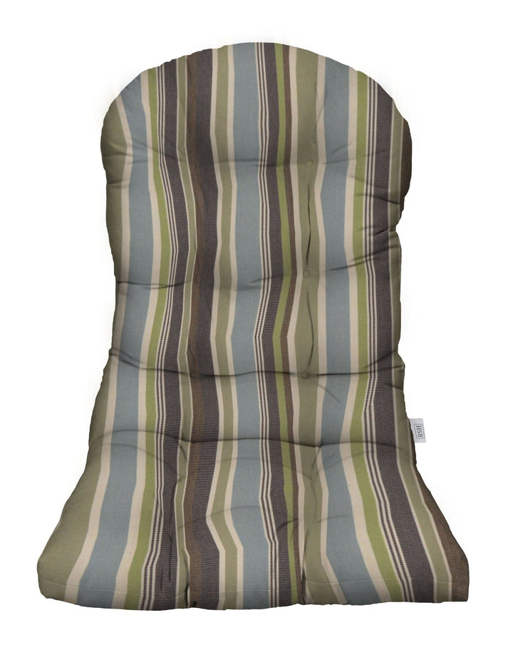 Tufted Adirondack Cushion | 42.5" H x 21" W | Sunbrella Performance Fabric | Sunbrella Brannon Whisper - RSH Decor