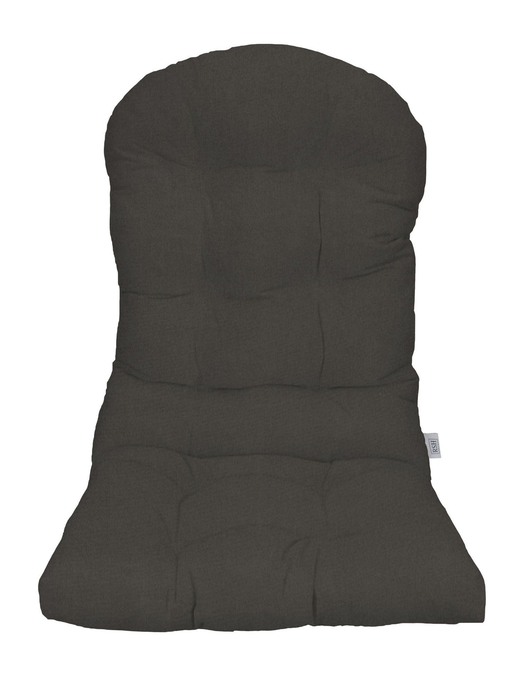 Tufted Adirondack Cushion | 42.5" H x 21" W | Sunbrella Performance Fabric | Sunbrella Canvas Charoal Grey - RSH Decor
