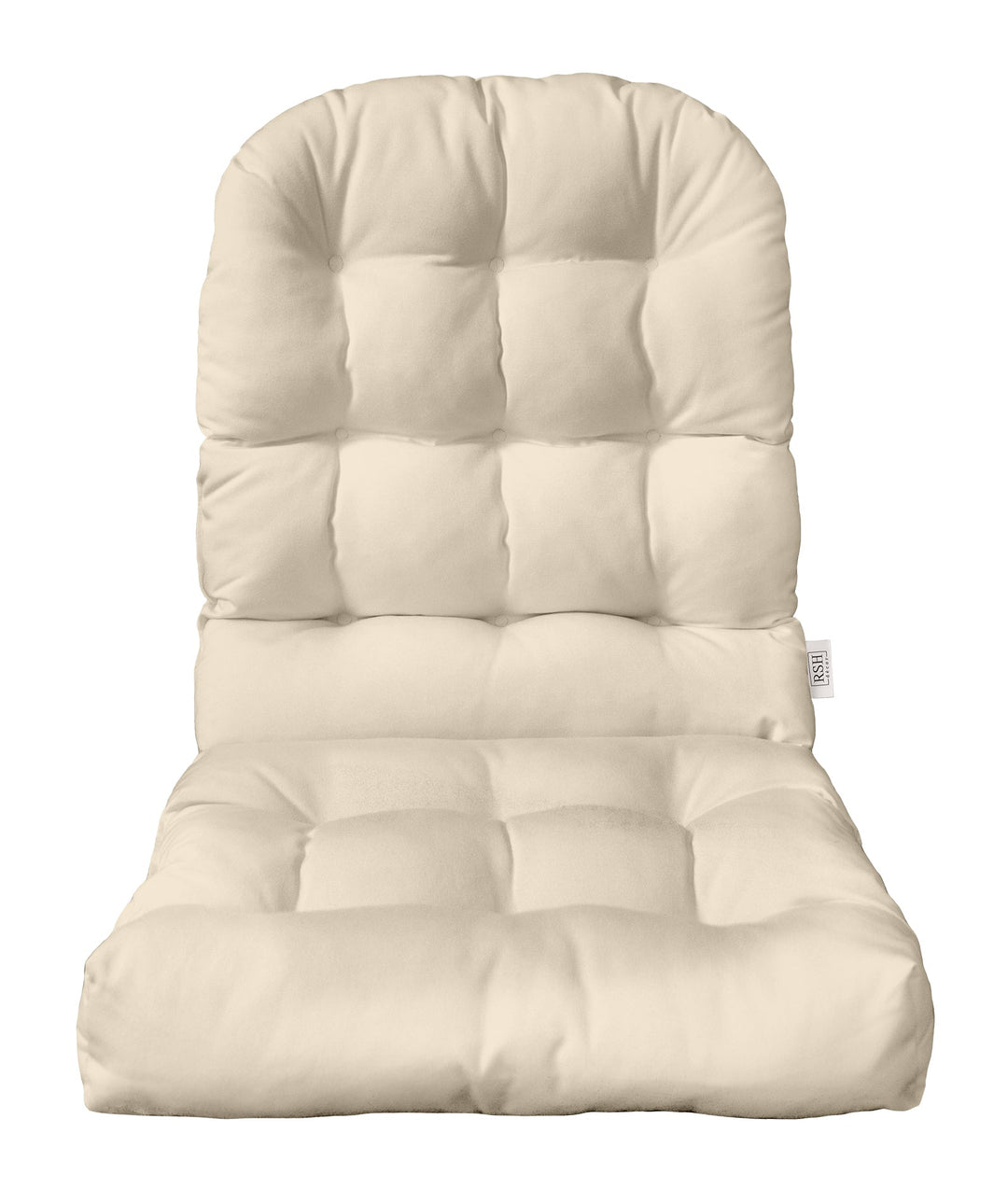 Tufted Adirondack/Rocking Chair Cushion | Sunbrella Solids - RSH Decor