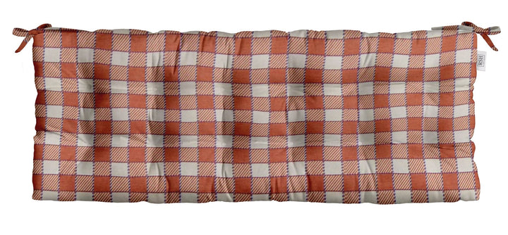 Tufted Bench Cushion with Ties | Sunbrella Patterns - RSH Decor