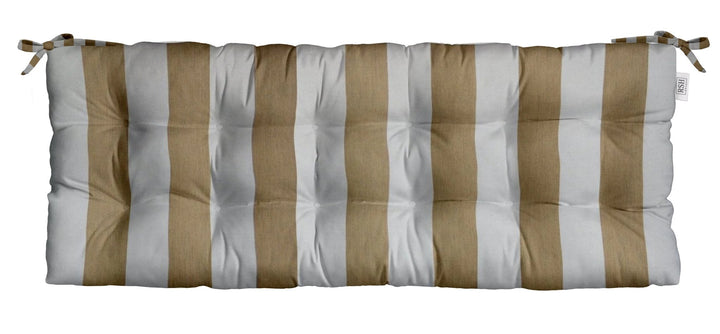 Tufted Bench Cushion with Ties | Sunbrella Patterns - RSH Decor