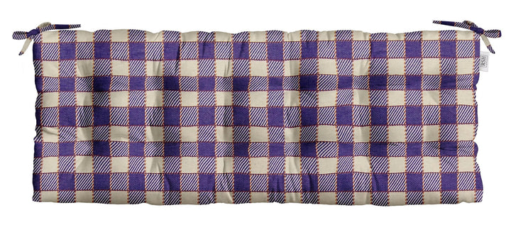 Tufted Bench Cushion with Ties | Sunbrella Patterns - RSH Decor