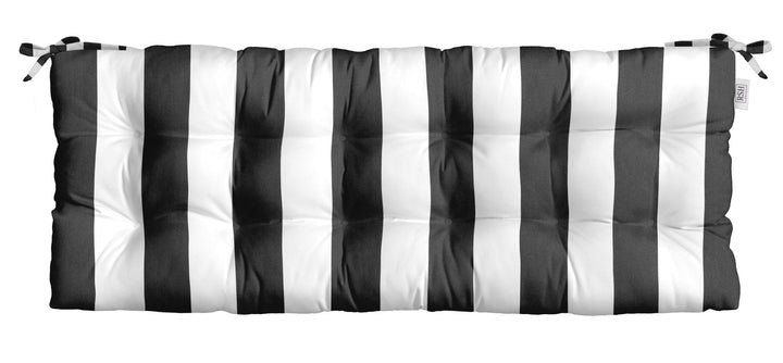 Tufted Bench Cushion with Ties | Sunbrella Patterns - RSH Decor