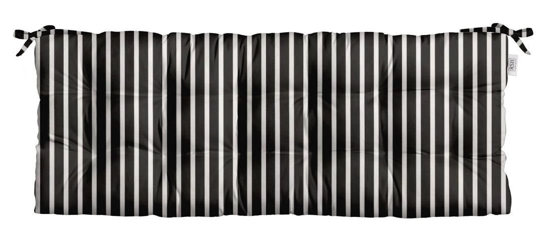 Tufted Bench Cushion with Ties | Sunbrella Patterns - RSH Decor