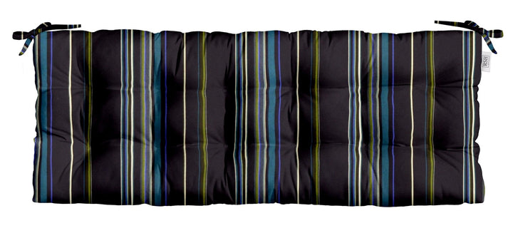 Tufted Bench Cushion with Ties | Sunbrella Patterns - RSH Decor