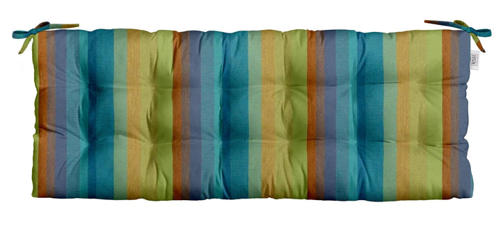 Tufted Bench Cushion with Ties | Sunbrella Patterns - RSH Decor