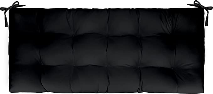 Tufted Bench Cushion with Ties | Sunbrella Solids - RSH Decor