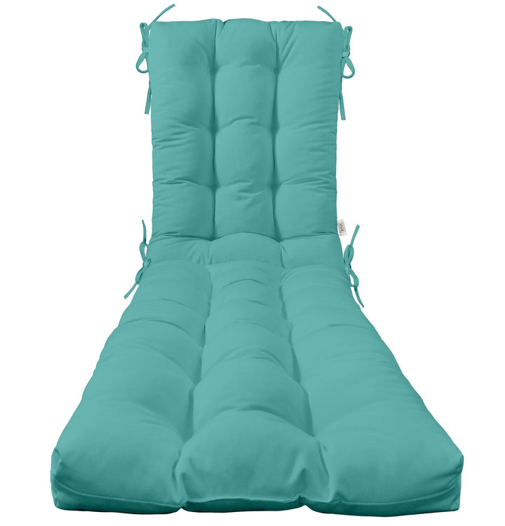 Tufted Chaise Lounge Chair Cushion | Sunbrella Solids - RSH Decor