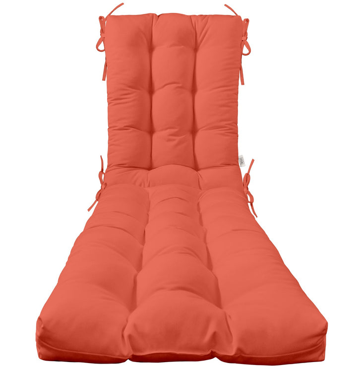 Tufted Chaise Lounge Chair Cushion | Sunbrella Solids - RSH Decor