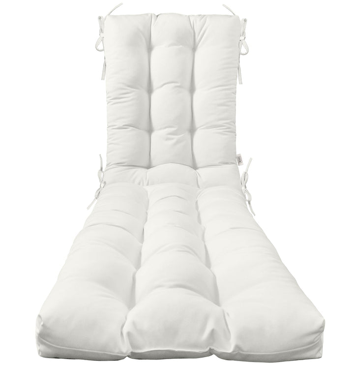 Tufted Chaise Lounge Chair Cushion | Sunbrella Solids - RSH Decor