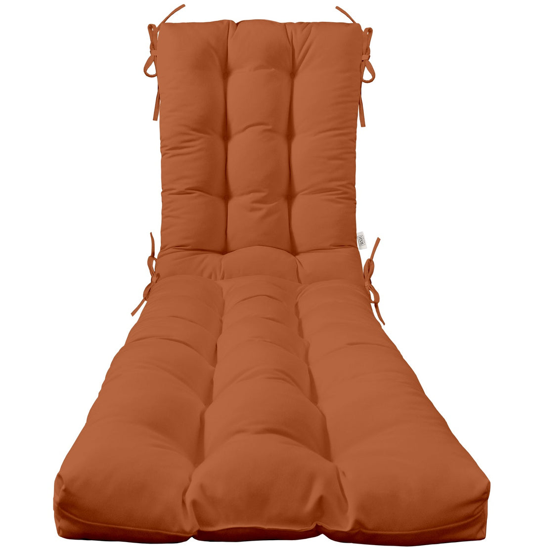 Tufted Chaise Lounge Chair Cushion | Sunbrella Solids - RSH Decor