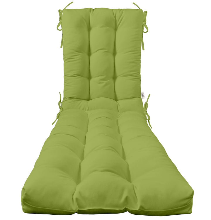 Tufted Chaise Lounge Chair Cushion | Sunbrella Solids - RSH Decor