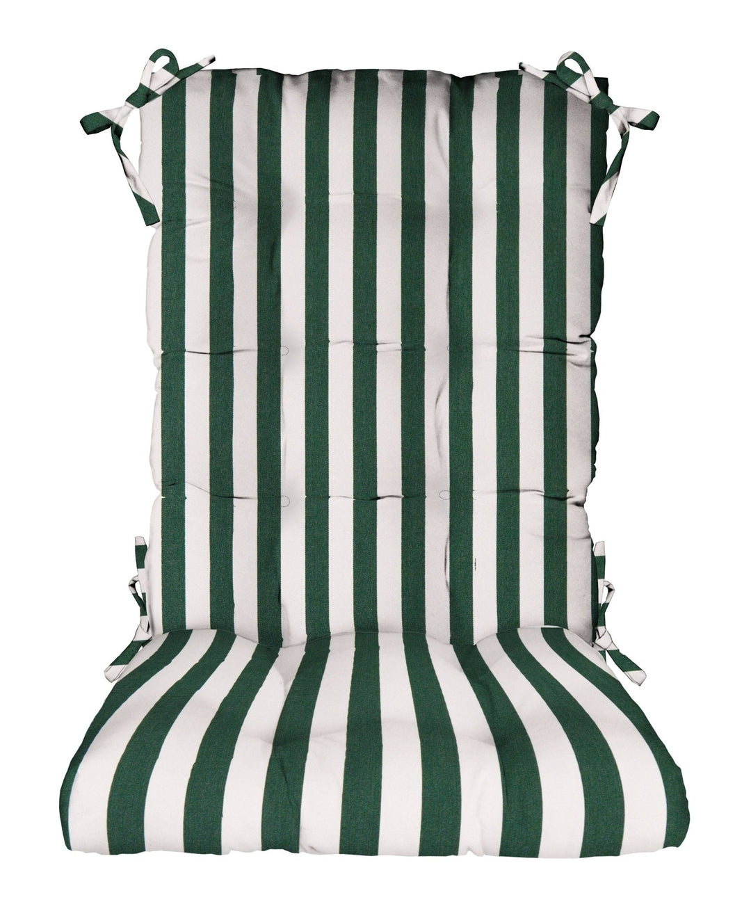 Tufted Rocking Chair Cushions | Regular or Large | Sunbrella Performance Fabric | Sunbrella Mason Forest Green - RSH Decor