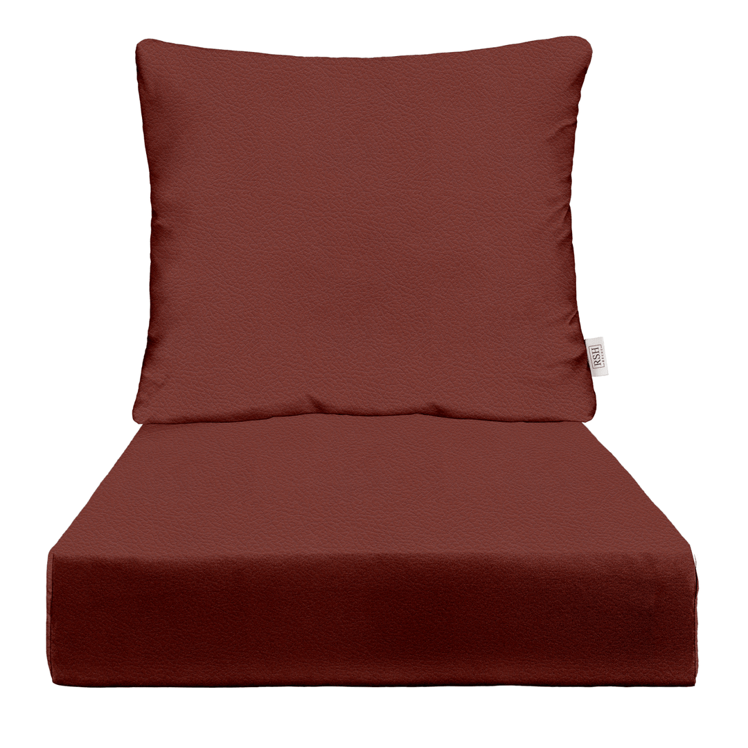 Ultraleather® Brisa Forecast Deep Seating Pillow Back Chair Cushion Set - RSH Decor