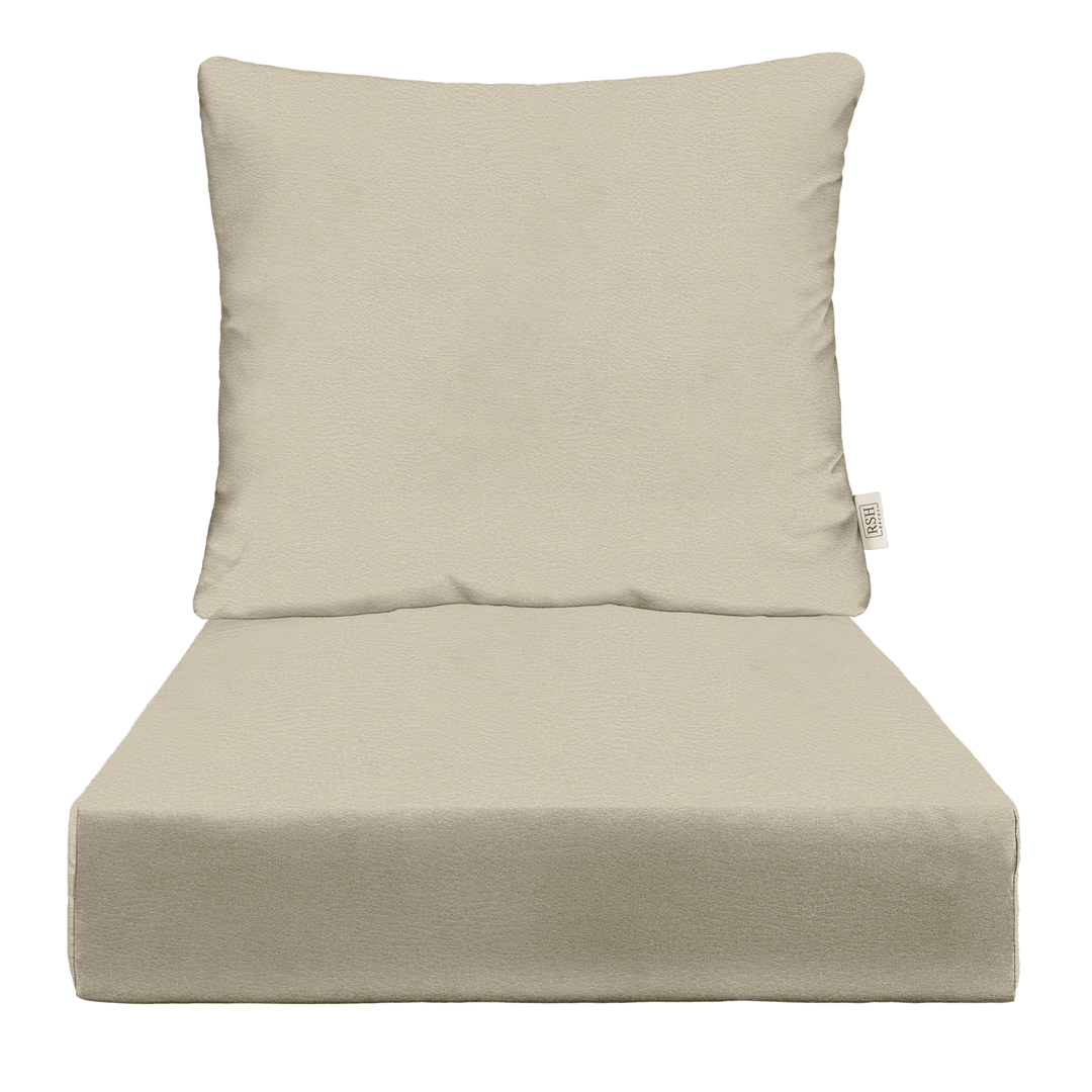 Ultraleather® Brisa Frontier Deep Seating Pillow Back Chair Cushion Set - RSH Decor