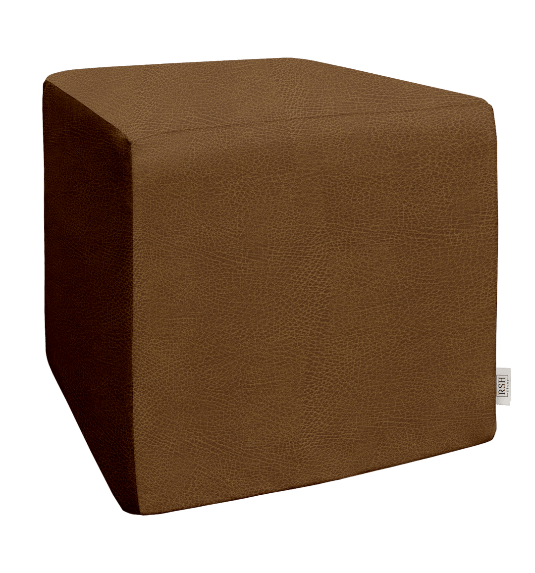 Ultraleather® Brisa Frontier Square Pouf/Cube - RSH Decor