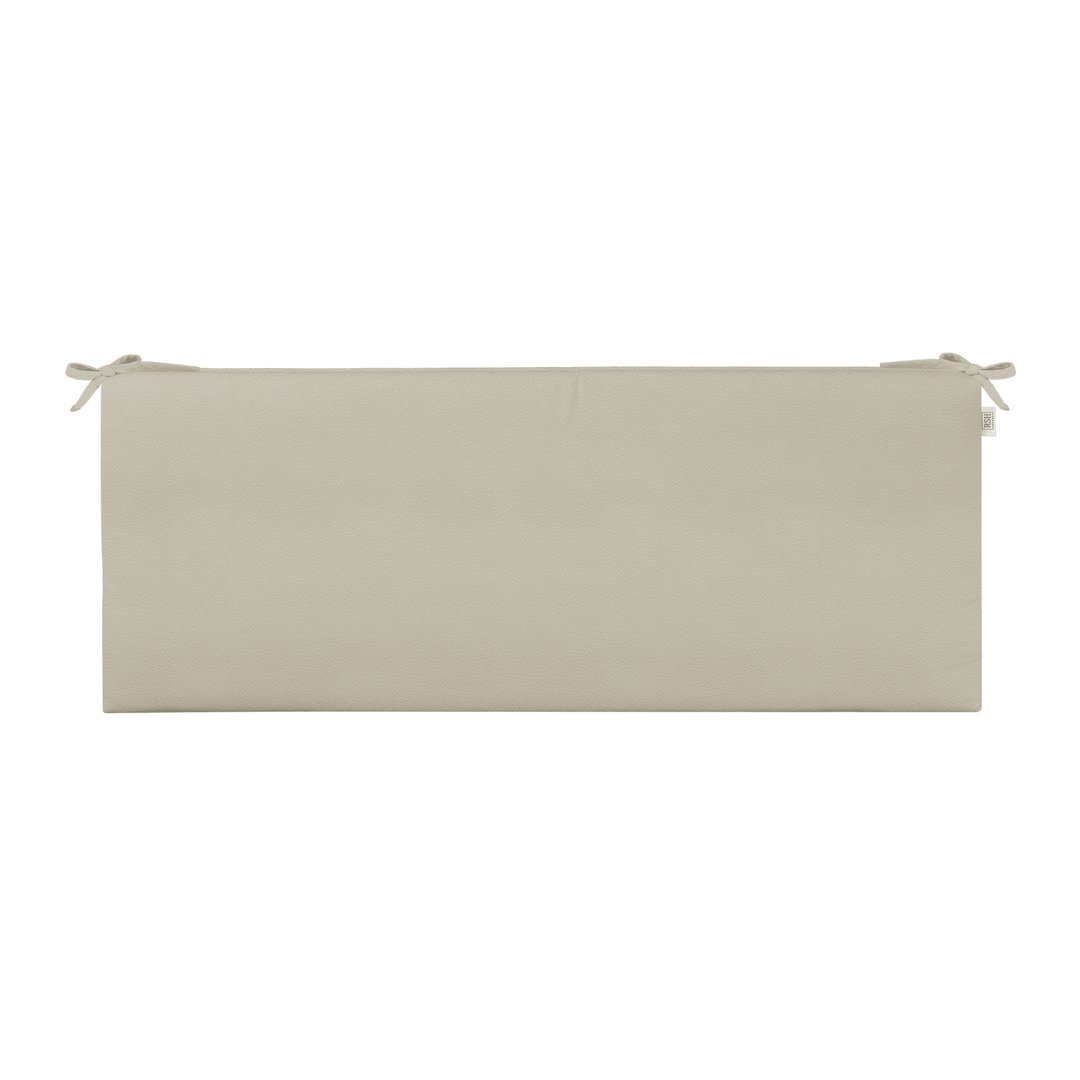 Ultraleather® Pumice 3" Foam Bench Cushion with Ties - RSH Decor