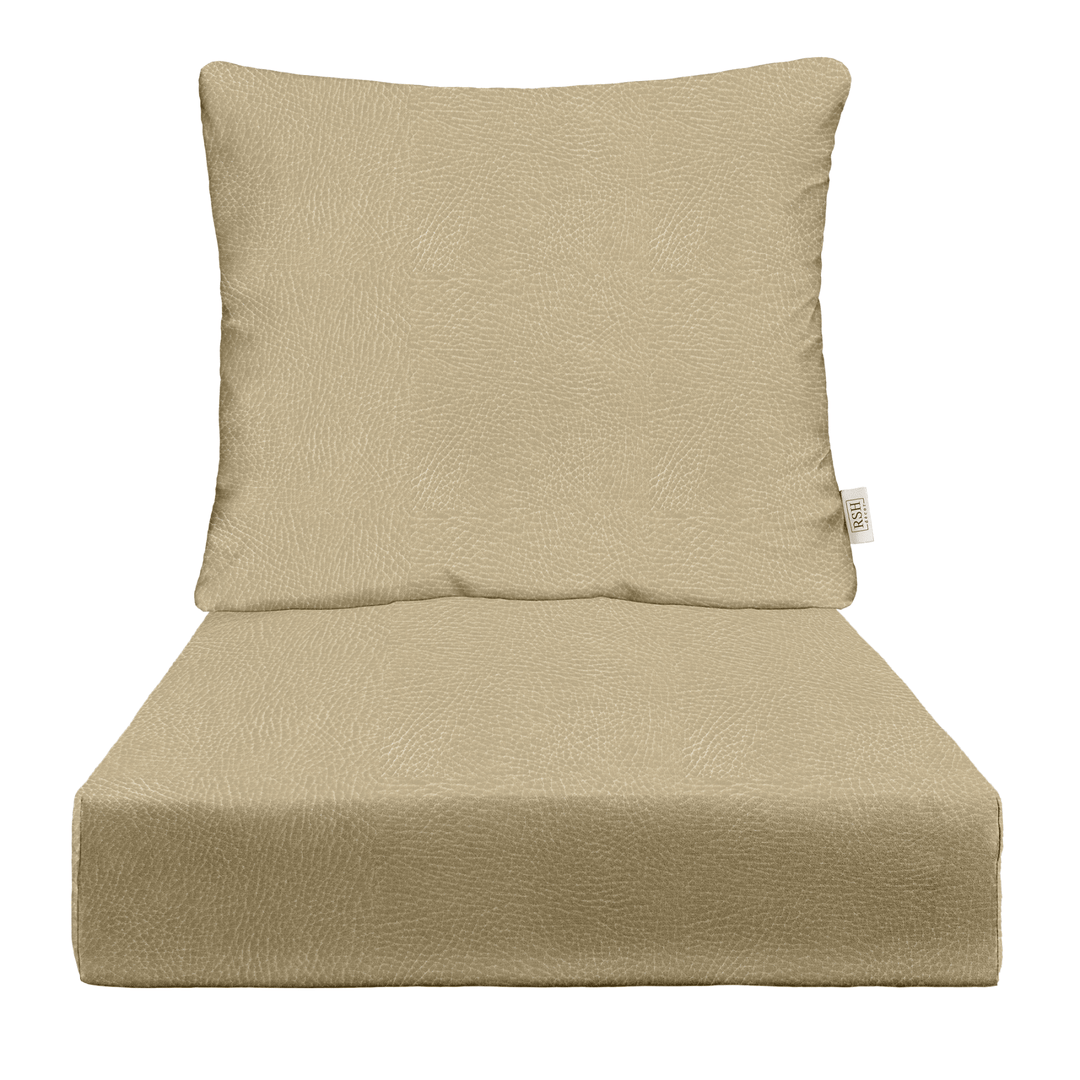 Ultraleather® Summit Deep Seating Pillow Back Chair Cushion Set - RSH Decor