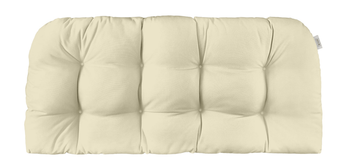 Wicker Loveseat Cushion | Tufted | Sunbrella Basics - RSH Decor