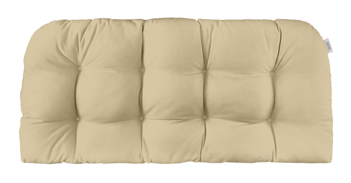 Wicker Loveseat Cushion | Tufted | Sunbrella Basics - RSH Decor