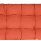 Tufted Bench Cushion with Ties, 38" x 18", Solid Colors