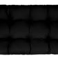 Tufted Bench Cushion with Ties, 51" x 18", Solid Colors