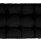Tufted Bench Cushion with Ties, 38" x 18", Solid Colors