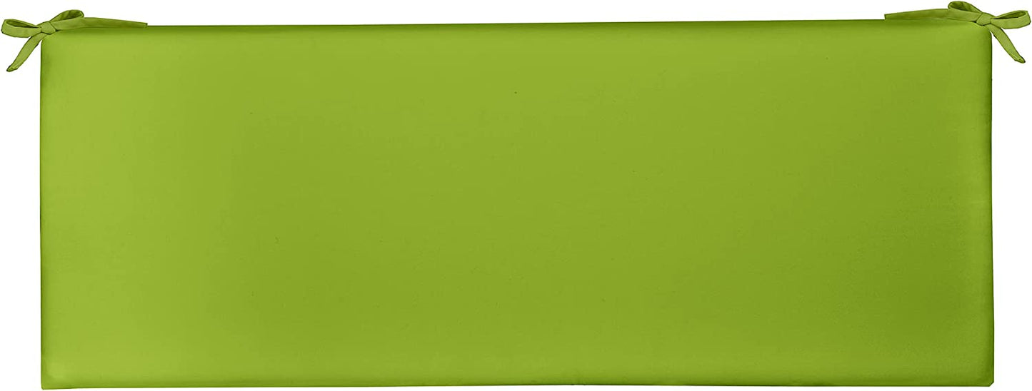 Foam Bench Cushion with Ties, 36" x 14" x 3", Solid Colors
