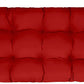 Tufted Bench Cushion with Ties, 51" x 18", Solid Colors