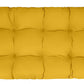 Tufted Bench Cushion with Ties, 51" x 18", Solid Colors