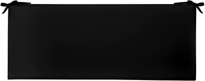 Foam Bench Cushion with Ties, 38" x 18" x 3", Solid Colors