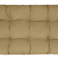 Tufted Bench Cushion with Ties, 72" x 18", Solid Colors