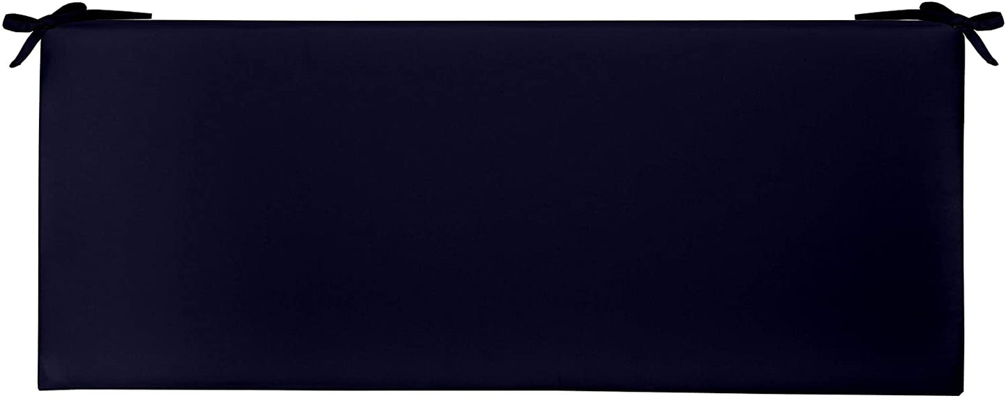 Foam Bench Cushion with Ties, 36" x 14" x 3", Solid Colors