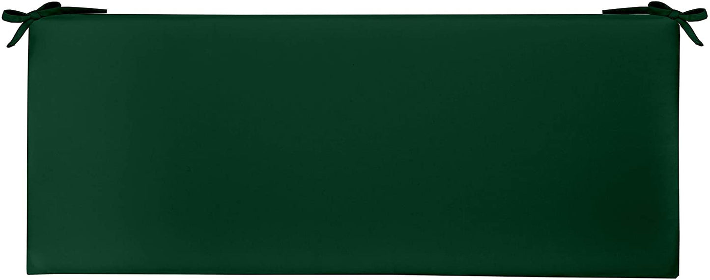 Foam Bench Cushion with Ties, 38" x 18" x 3", Solid Colors