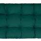 Tufted Bench Cushion with Ties, 44" x 18", Solids