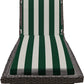 Chaise Lounge Chair Cushion, Foam, Plaids & Stripes, Size 72"x21"x3"