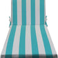Chaise Lounge Chair Cushion, Foam, Plaids & Stripes, Size 72"x21"x3"