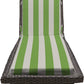 Chaise Lounge Chair Cushion, Foam, Plaids & Stripes, Size 72"x21"x3"