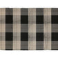 Tufted Bench Cushion with Ties, 72" x 18", Plaids & Stripes
