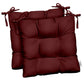 Tufted Dining Chair Cushions Set of 2, 16" x 16", Solids