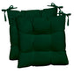 2 pk of Dining Chair Cushions, Tufted, Solid Colors, Size 19"x19"