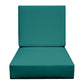 Deep Seating Foam Back Chair Cushion Set, 25" x 25" x 5" Seat and 25" x 21" x 3" Back, Solid Colors