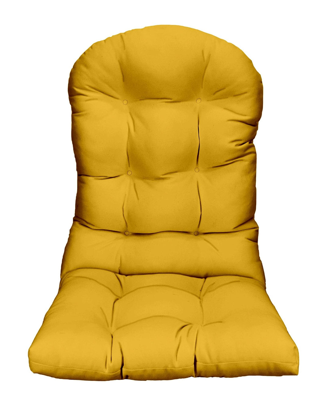 Adirondack Cushion, Tufted, 42.5" H x 21" W, Yellow - RSH Decor