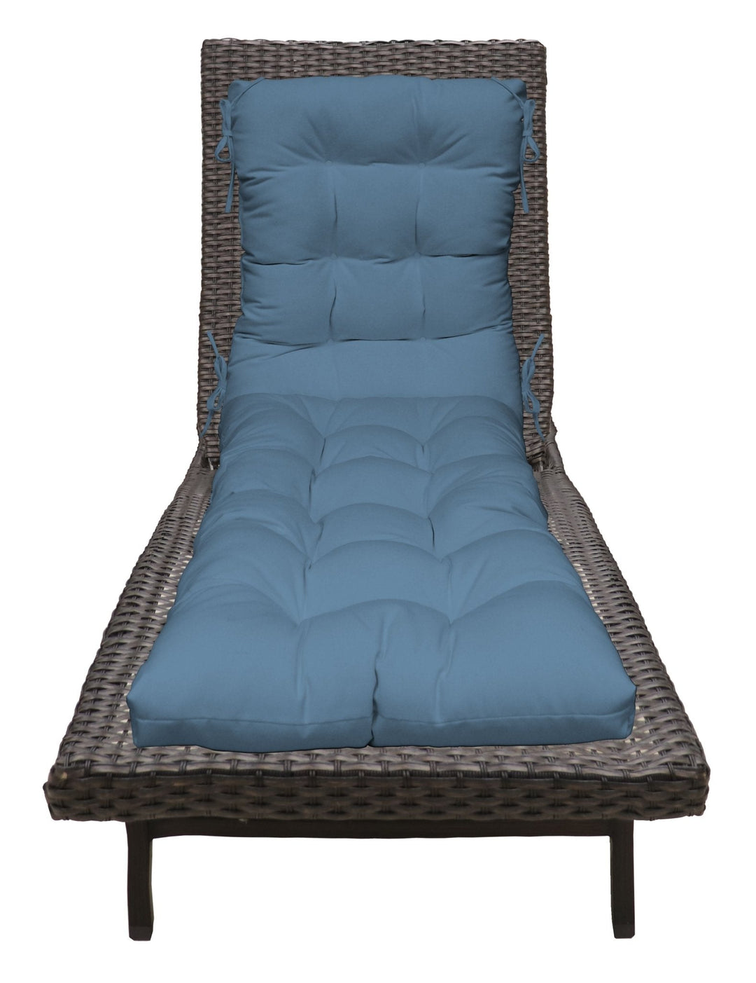 Chaise Lounge Chair Cushion, Tufted, 72" H x 22" W", Sunbrella Solids - RSH Decor