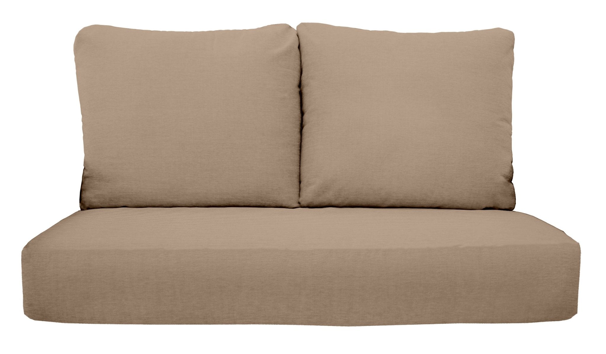 Outdoor loveseat best sale and chair cushions