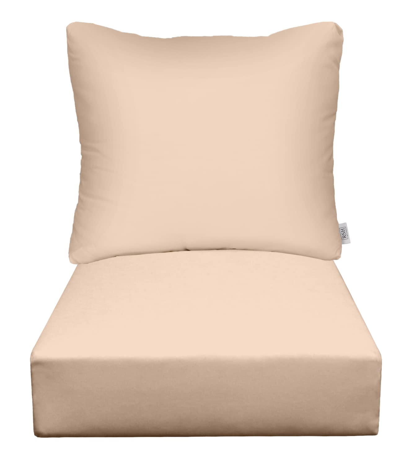 Deep Seating Pillow Back Chair Cushion Set 23