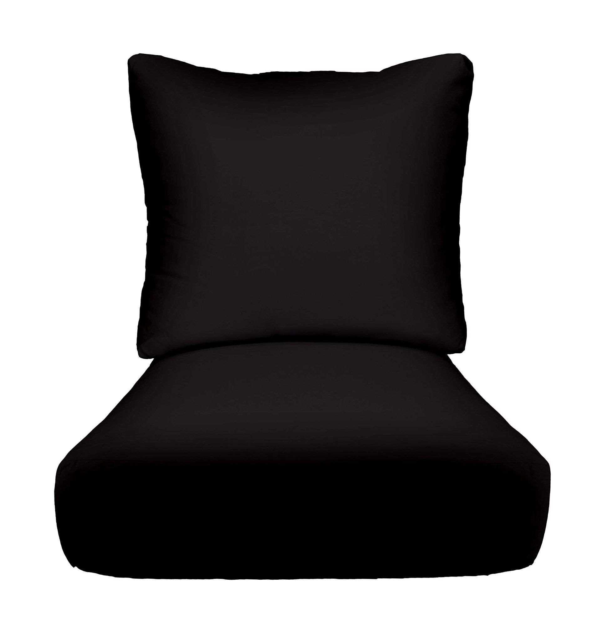 Black seat cushions online for chairs