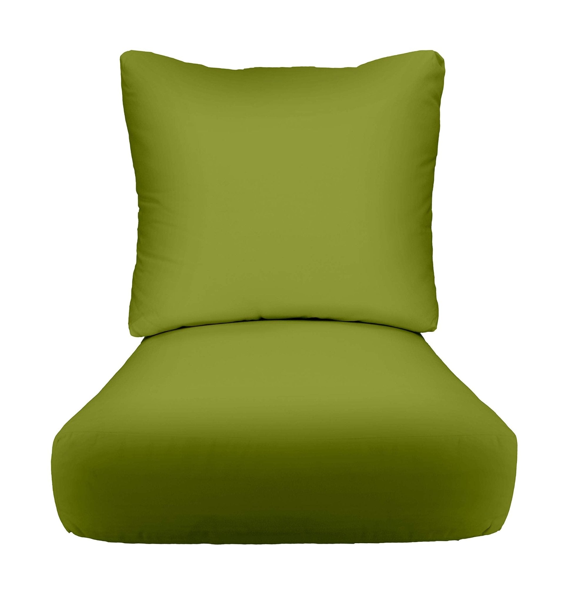 Deep Seating Pillow Back Chair Cushion Set, 23