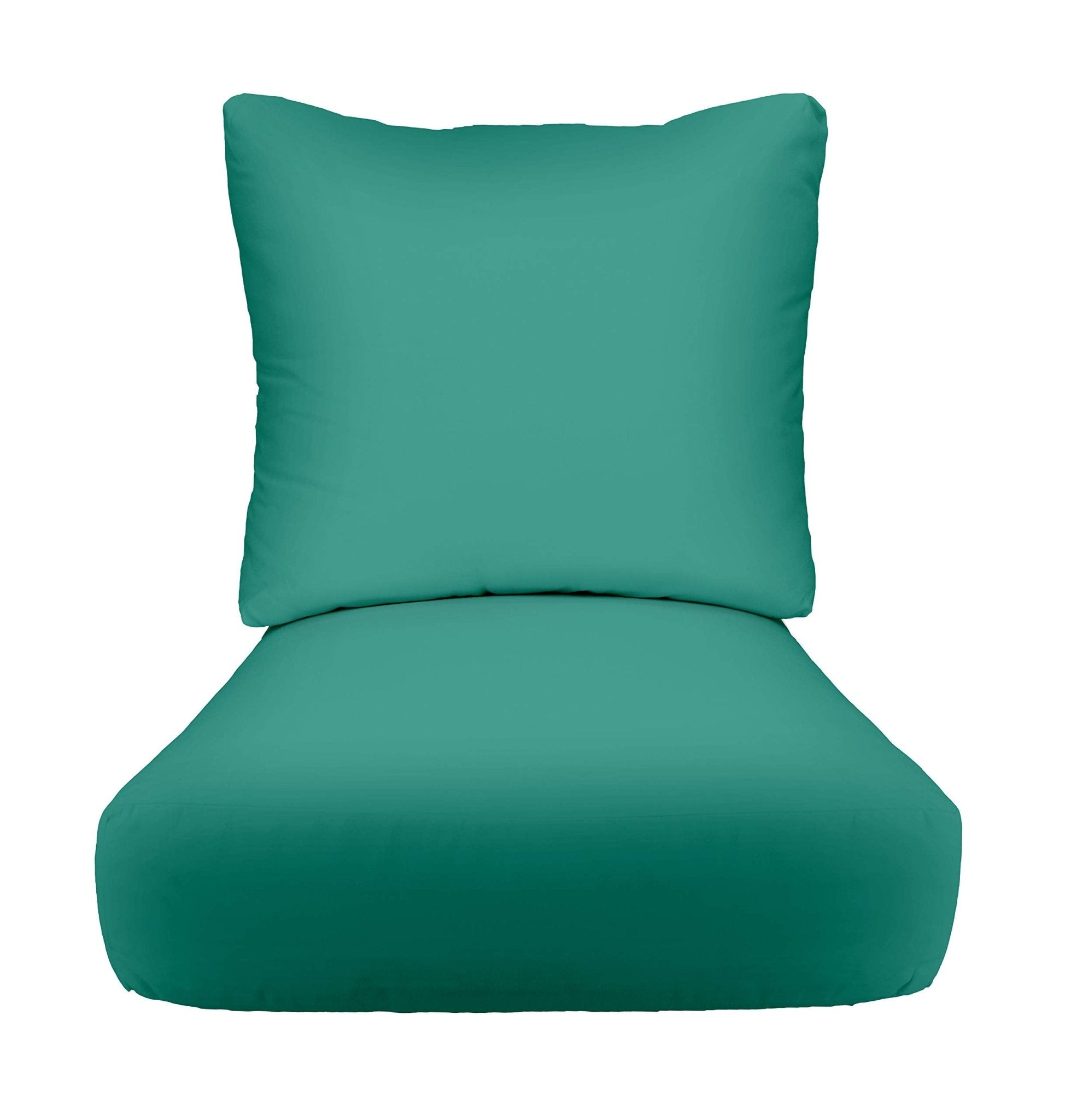 Deep Seating Pillow Back Chair Cushion Set, 25