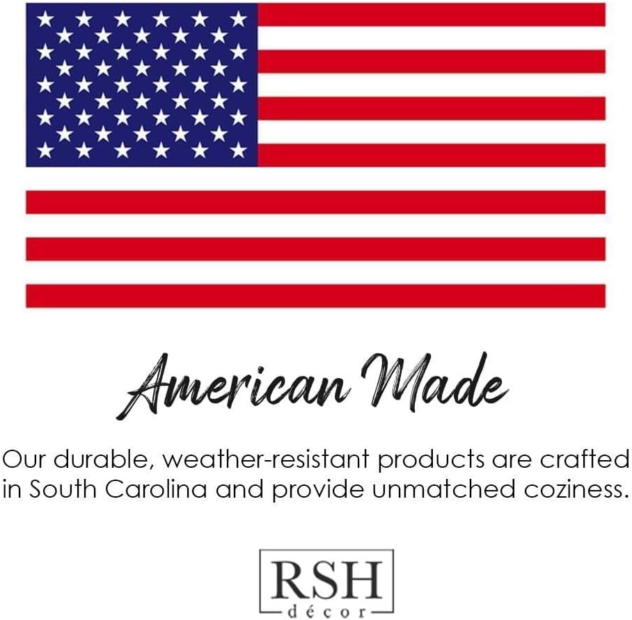 Foam Bench Cushion with Ties, 36" x 14" x 3", Sunbrella Solid, Essential Russet - RSH Decor